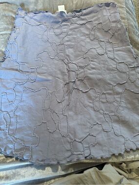Women's A-Line Lavender Embroidered Skirt